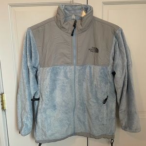 North Face Light Blue Shaggy Denali Fleece